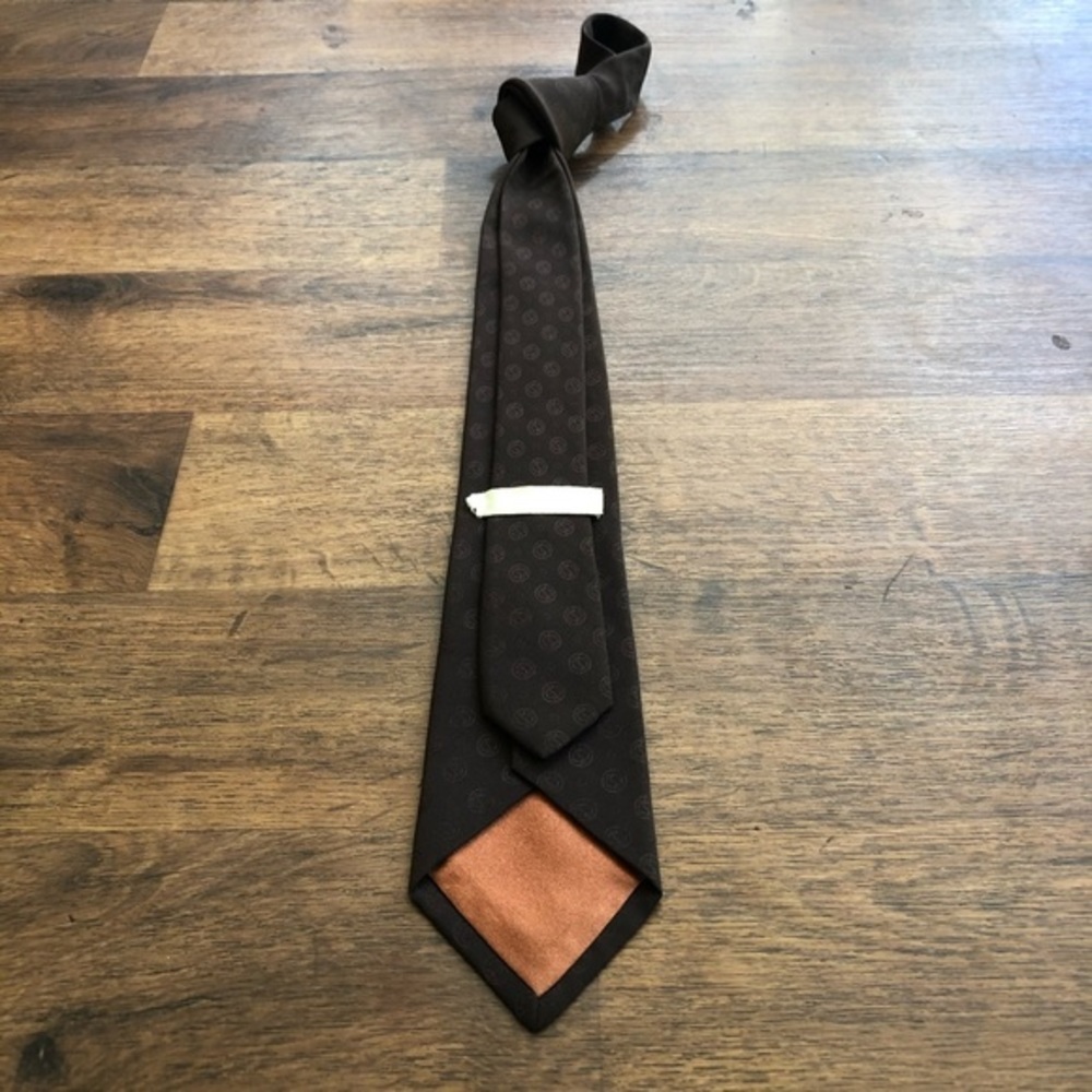 Bijan brown Silk Tie - Picture 3 of 6